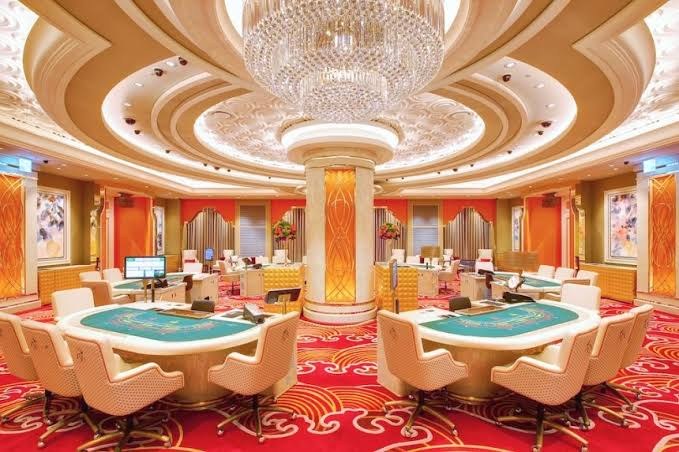 Salón de mesas de juego del casino Jeju WanLi